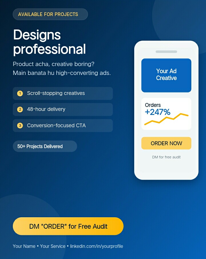 High Converting Ad Design